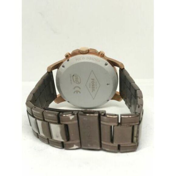 Fossil Q Men's Watch Chronograph Smartwatch Tracker Brown Bracelet NDW1 C187 - Picture 7 of 9
